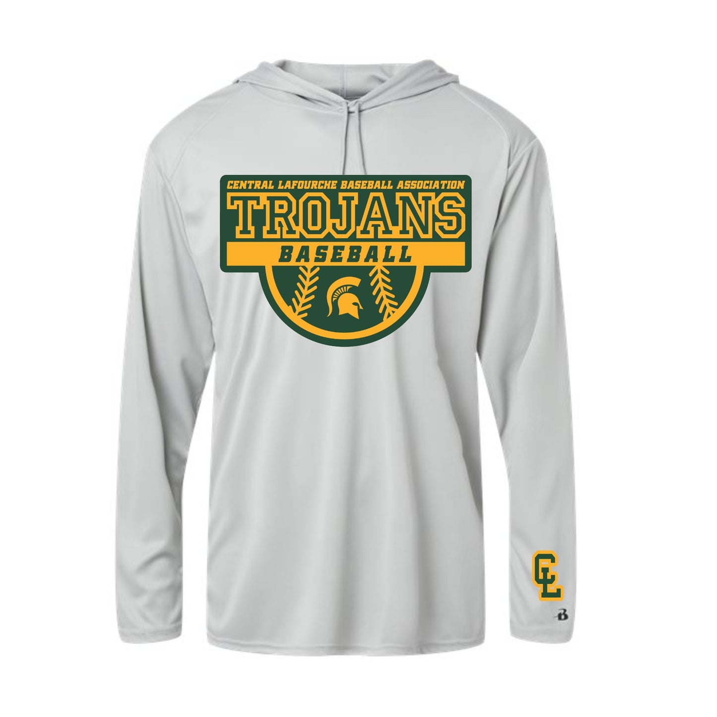 CLBA Hooded Long Sleeve Performance Shirt - BASEBALL