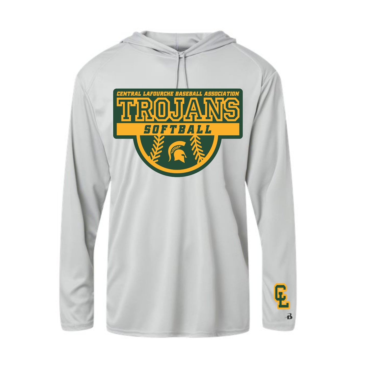 CLBA Hooded Long Sleeve Performance Shirt - SOFTBALL