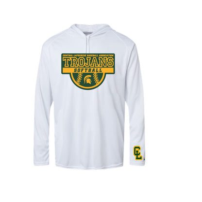 CLBA Hooded Long Sleeve Performance Shirt - SOFTBALL